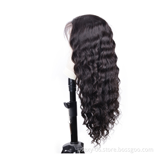 Wholesale Virgin Cuticle Aligned Hair 100 Original Human Hair Toupee HD Lace Wig